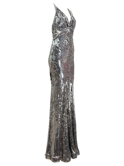 Christian_Dior_John_Galliano_Prefall_2010_Look_20_Silver_metallic_sequined_dress