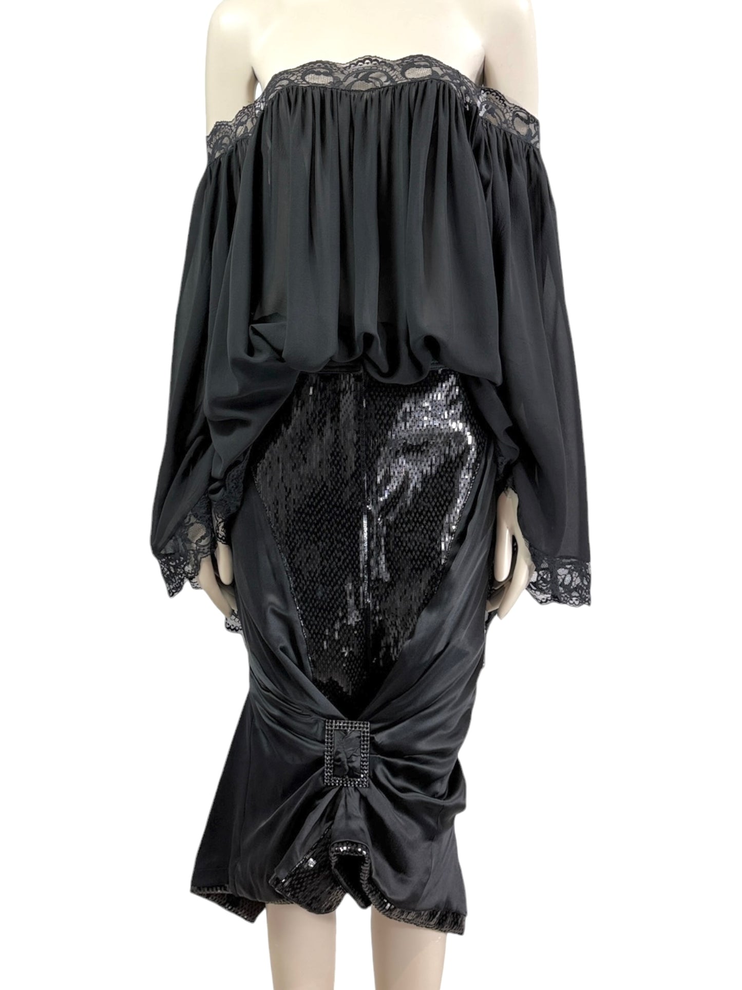 Christian Dior John Galliano Printemps Ete 2003 black set