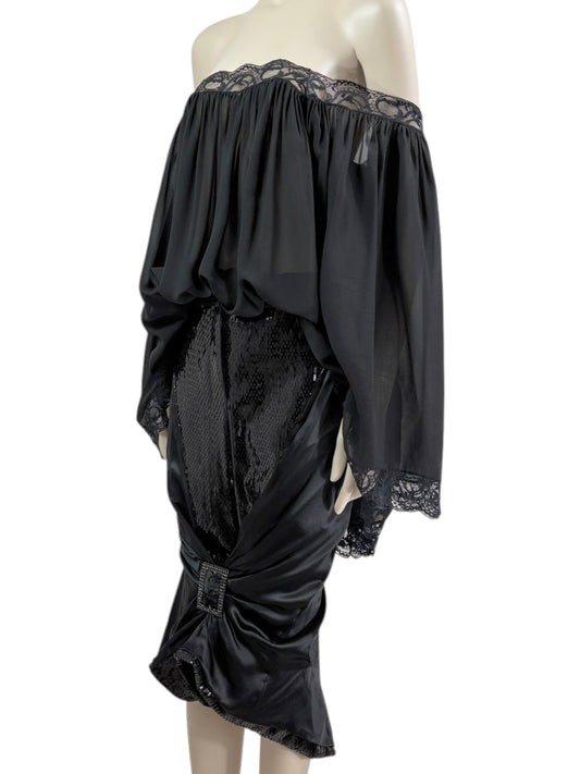 Christian Dior John Galliano Printemps Ete 2003 black set