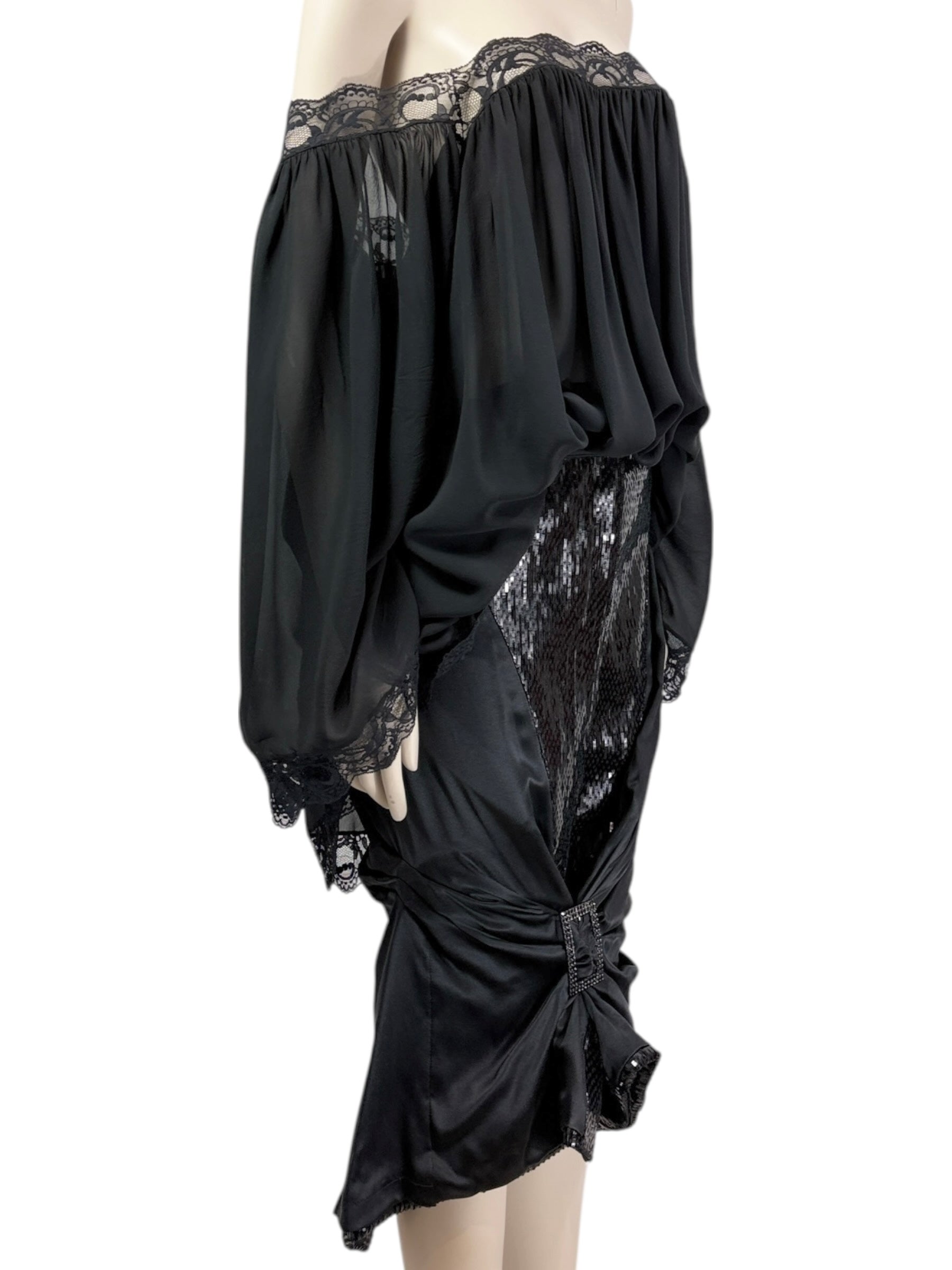 Christian Dior John Galliano Printemps Ete 2003 black set