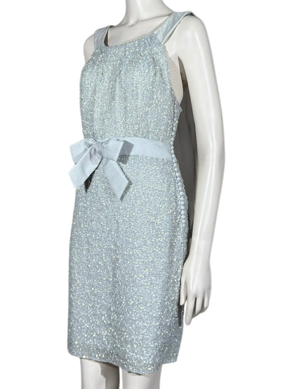 Christian Dior John Galliano Resort 2011 Look 33 Silver sequined dress organza