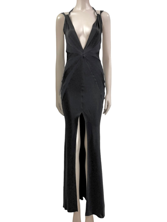 Christian Dior John Galliano Spring 2003 Long black dress