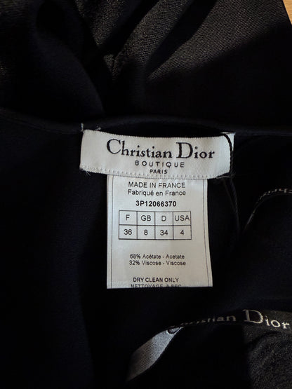 Christian Dior John Galliano Spring 2003 Long black dress