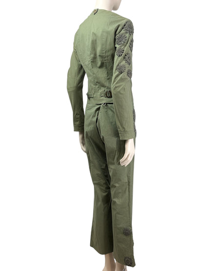 Christian Dior John Galliano Spring 2003 green pant set