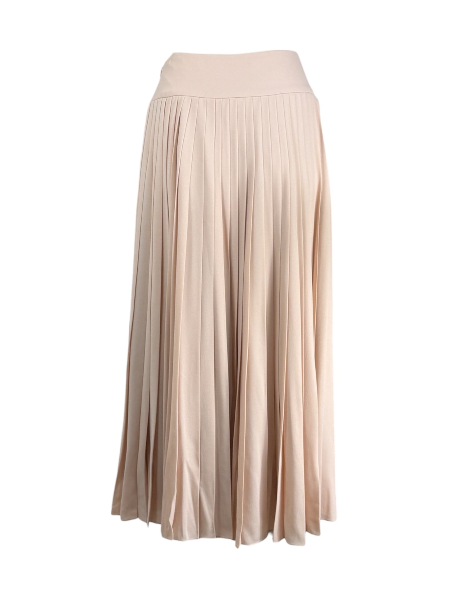 Christian Dior Maria Grazia Chiuri - Autumn/Winter 2017-2018 Collection - Long nude silk crepe skirt