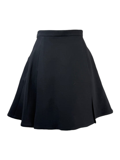 Christian Dior Maria Grazia Chiuri - Capsule Collection “Dioramour” Autumn/Winter 2021-2022 - Black wool and silk mini skirt embellished with hearts 3