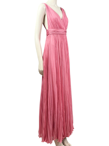 Christian Dior Maria Grazia Chiuri 2023 Pink chiffon pleated dress