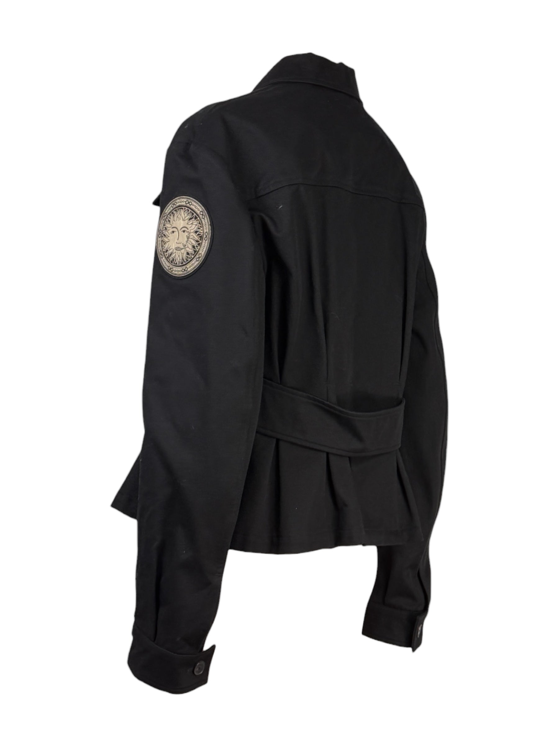 Christian Dior Maria Grazia Chiuri Fall 2017 Black cotton zipped jacket with tarot motifs 3