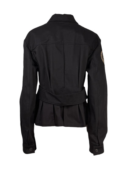 Christian Dior Maria Grazia Chiuri Fall 2017 Black cotton zipped jacket with tarot motifs 5
