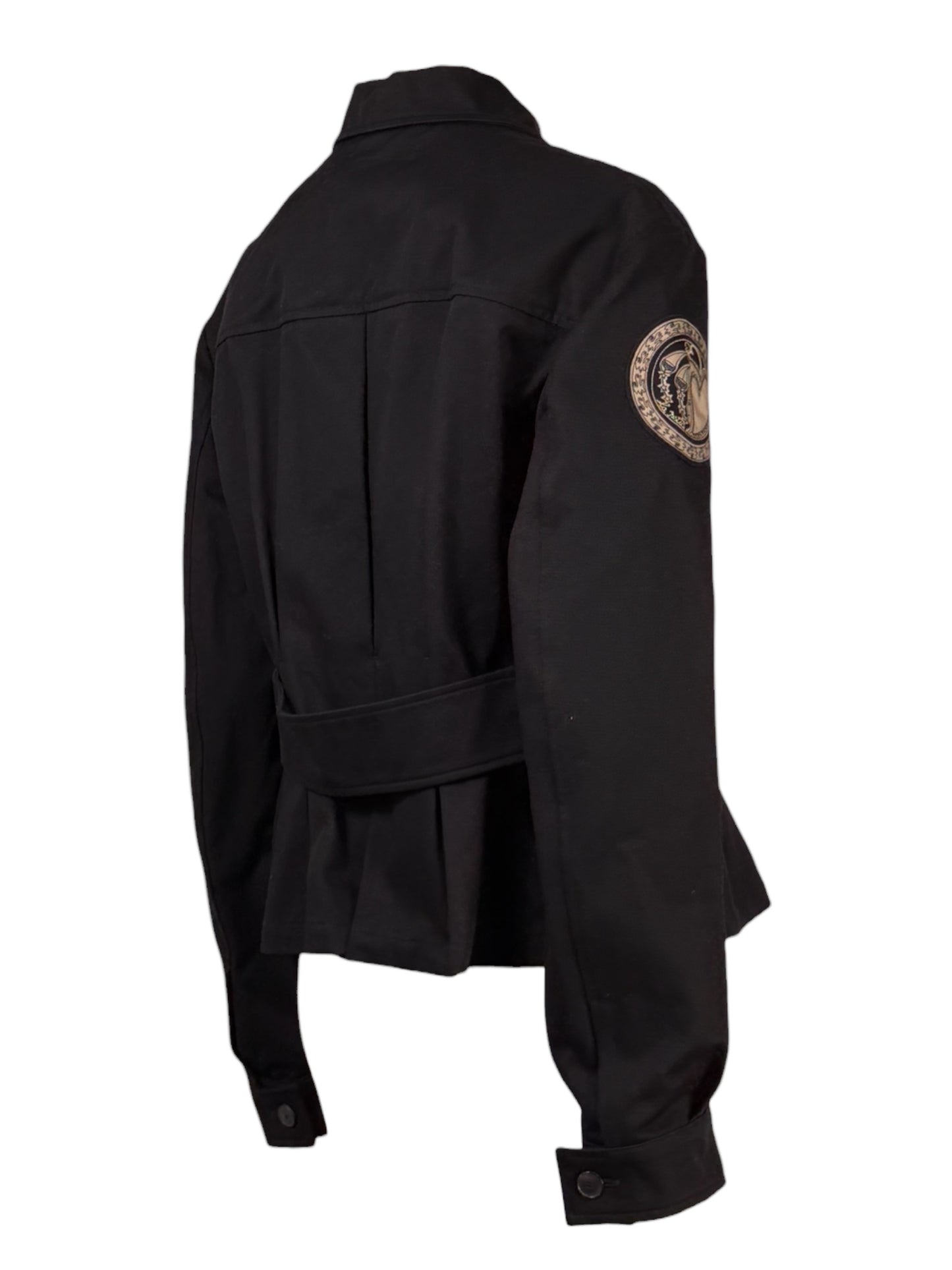 Christian Dior Maria Grazia Chiuri Fall 2017 Black cotton zipped jacket with tarot motifs 6