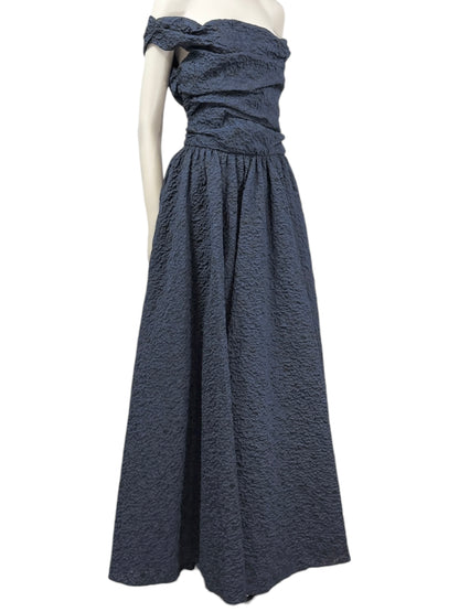Christian Dior Maria Grazia Chiuri Fall 2019 Look 79 Maxi dress navy black