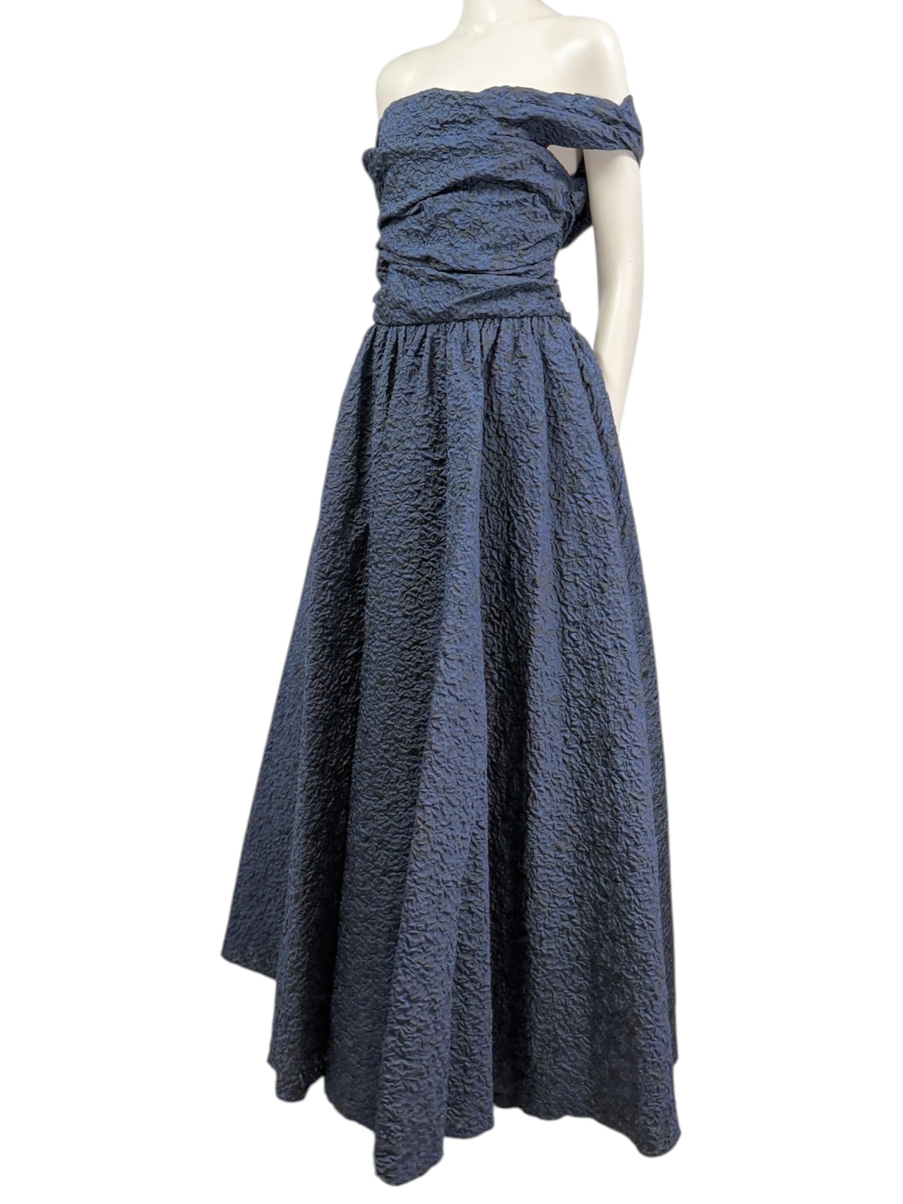 Christian Dior Maria Grazia Chiuri Fall 2019 Look 79 Maxi dress navy black