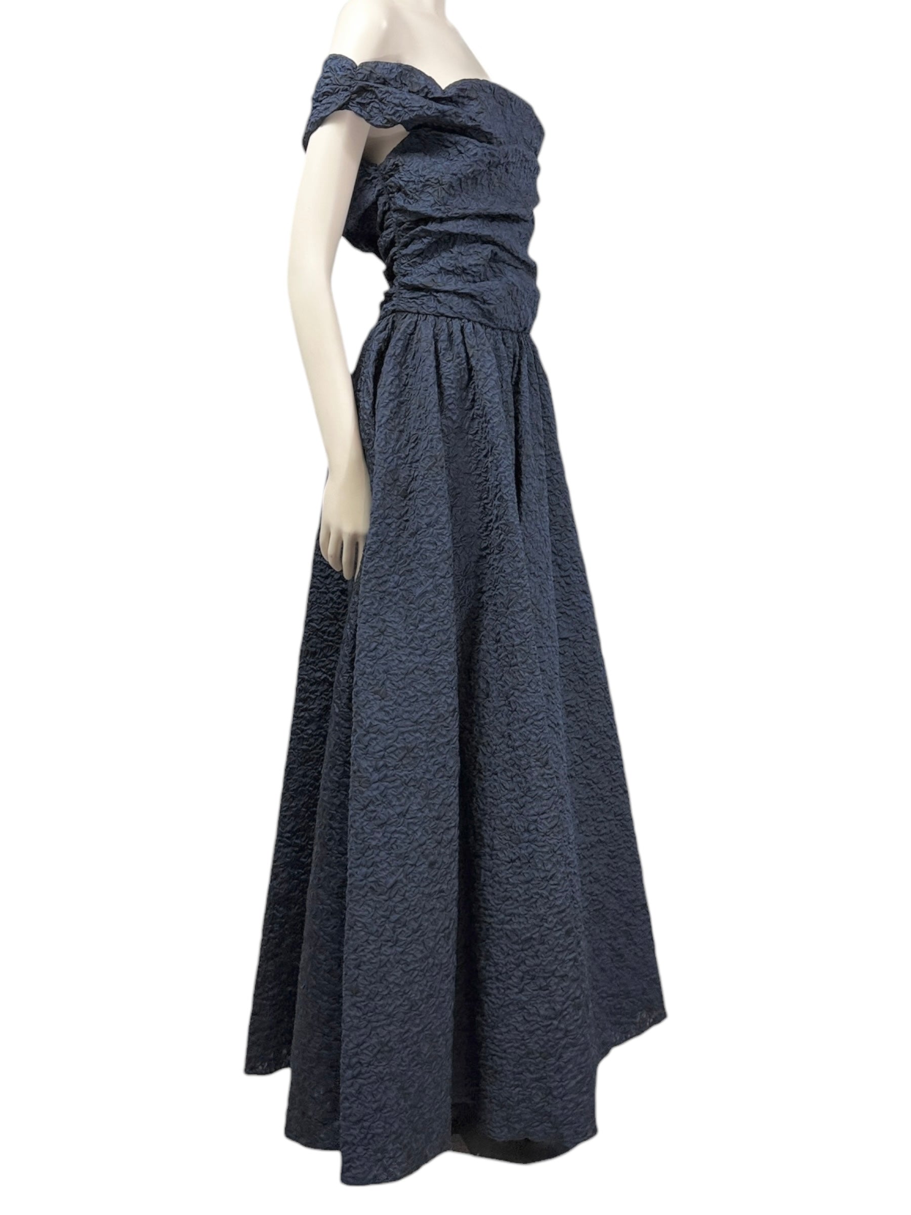 Christian Dior Maria Grazia Chiuri Fall 2019 Look 79 Maxi dress navy black