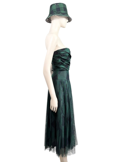 Christian Dior Maria Grazia Chiuri Fall 2019 check set green black