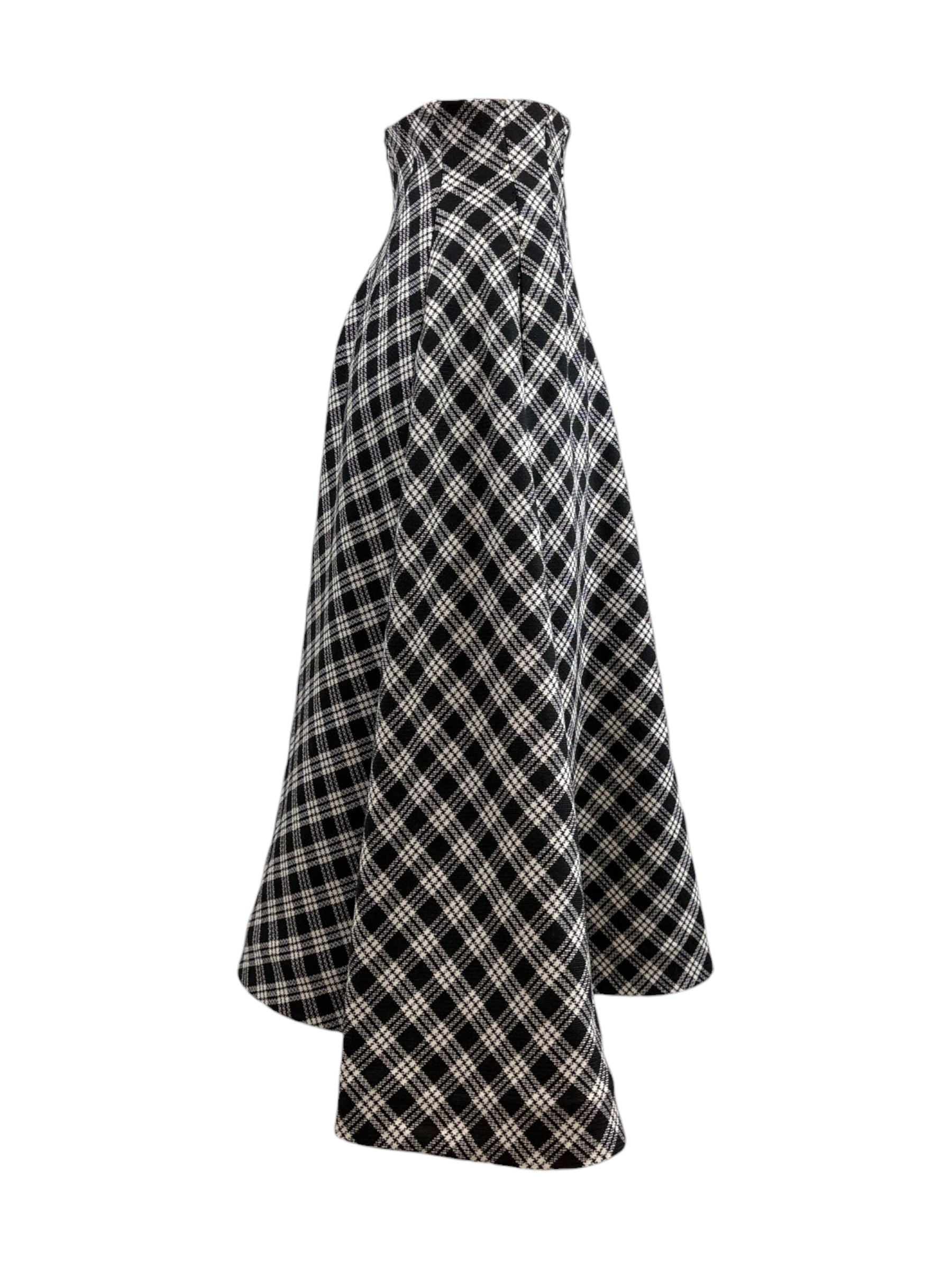 Christian Dior Maria Grazia Chiuri Fall 2022 Look 39 long plaid skirt