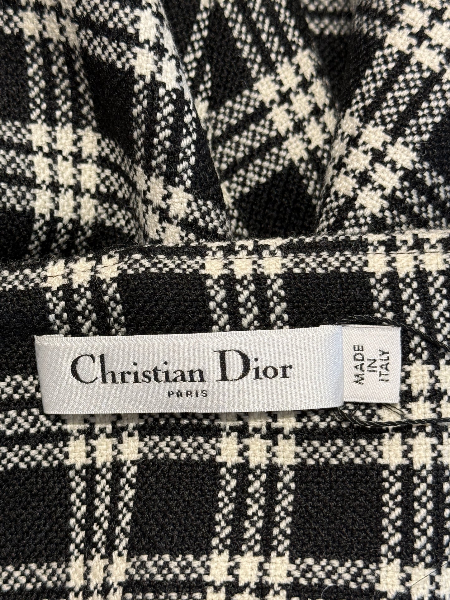 Christian Dior Maria Grazia Chiuri Fall 2022 Look 39 long plaid skirt