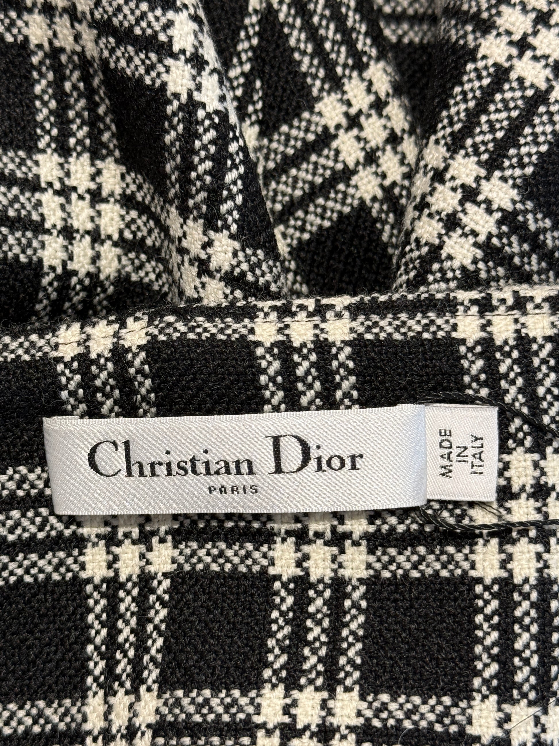 Christian Dior Maria Grazia Chiuri Fall 2022 Look 39 long plaid skirt
