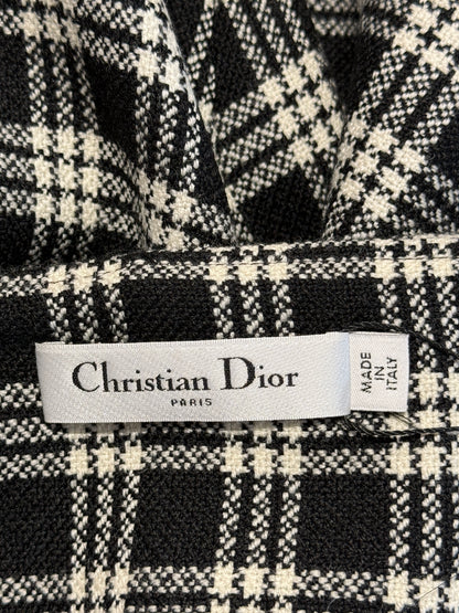 Christian Dior Maria Grazia Chiuri Fall 2022 Look 39 long plaid skirt