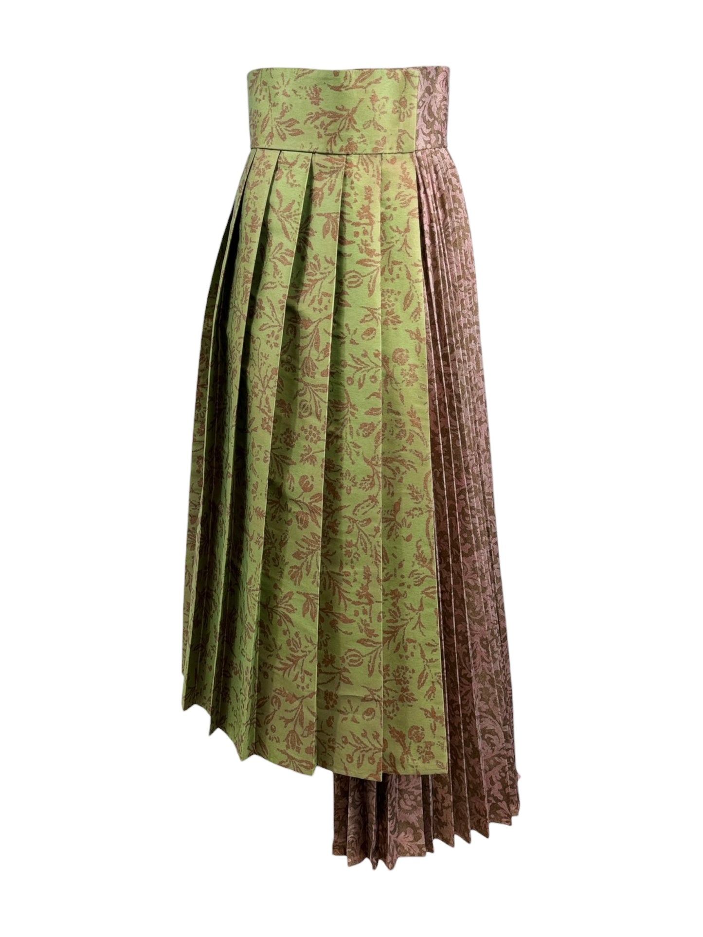 Christian Dior Maria Grazia Chiuri Fall 2022 Look 67 floral printed pleated skirt