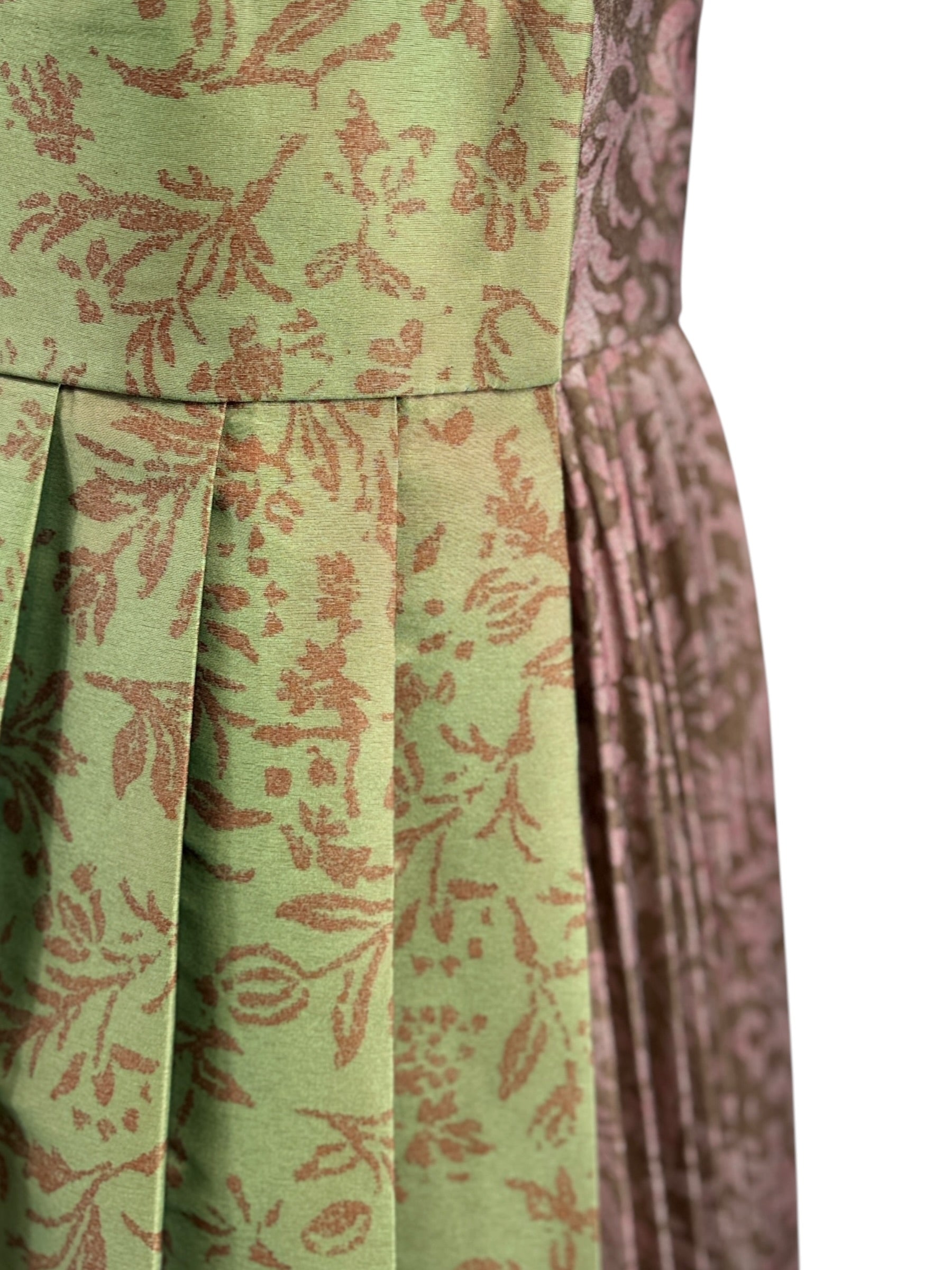 Christian Dior Maria Grazia Chiuri Fall 2022 Look 67 floral printed pleated skirt