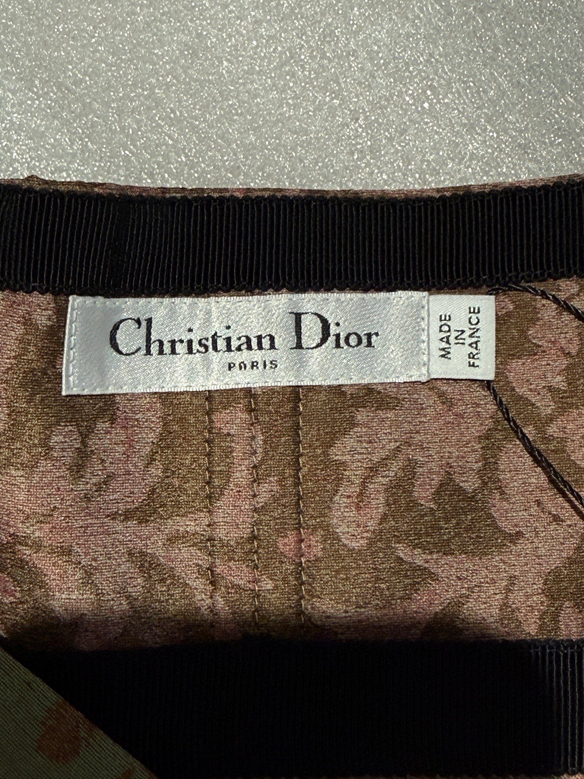 Christian Dior Maria Grazia Chiuri Fall 2022 Look 67 floral printed pleated skirt
