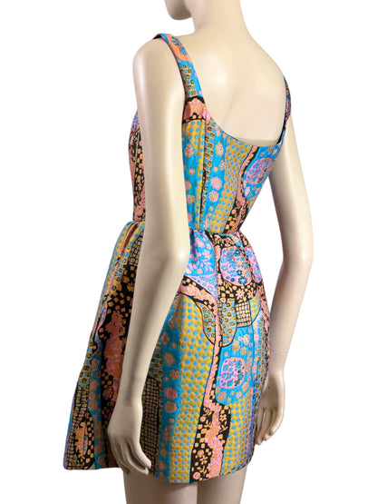 Christian Dior Maria Grazia Chiuri Prefall 2001 Look 86 mini jacquard dress