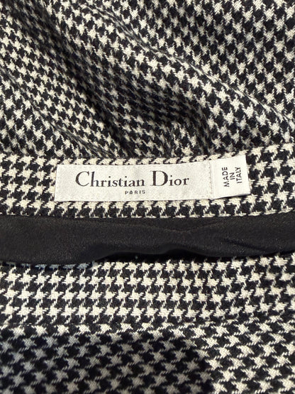 Christian Dior Maria Grazia Chiuri Prefall 2017 houndstooth skirt