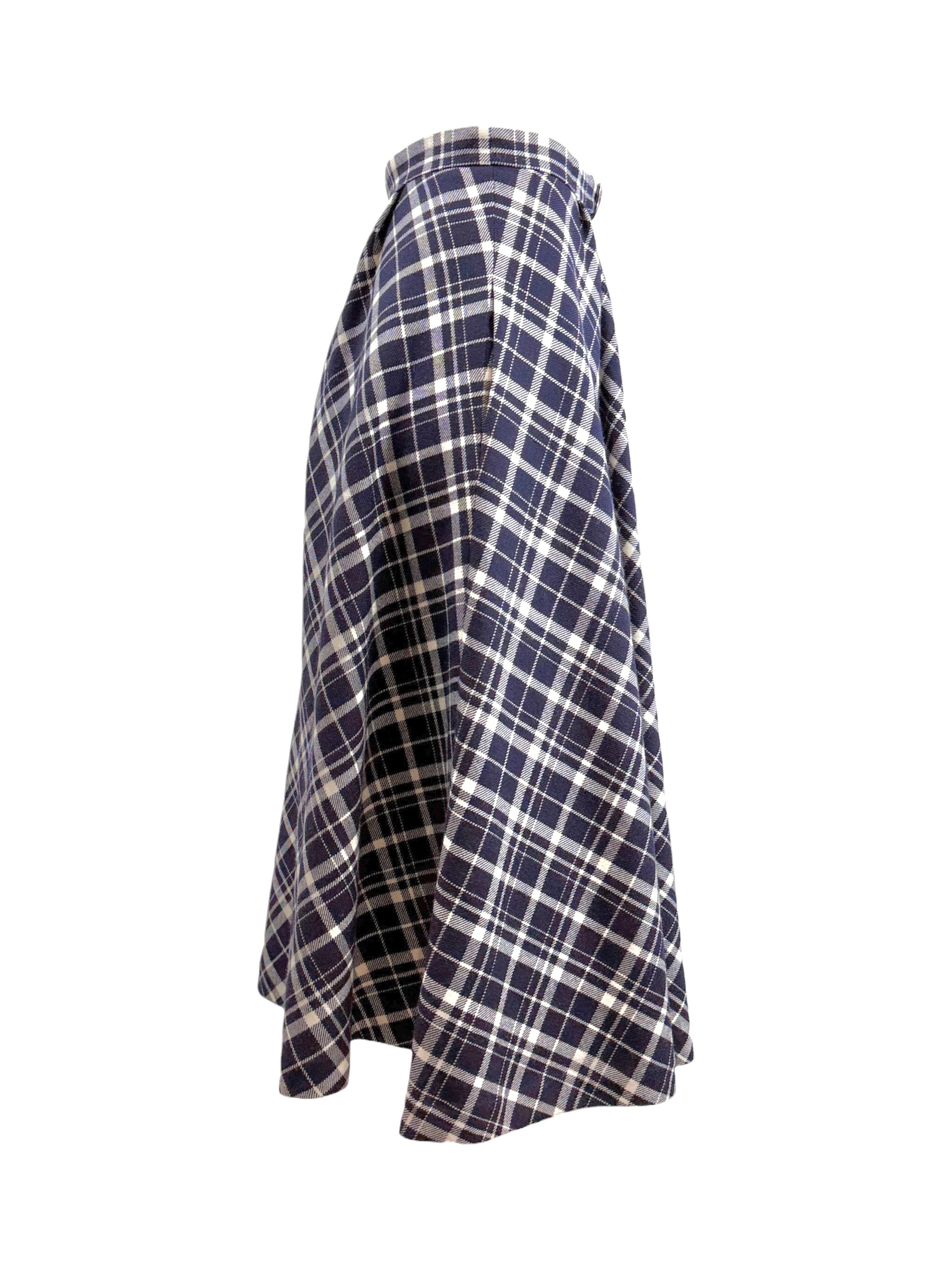 Christian Dior Maria Grazia Chiuri Prefall 2021 tartan wool skirt