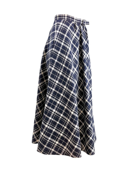 Christian Dior Maria Grazia Chiuri Prefall 2021 tartan wool skirt