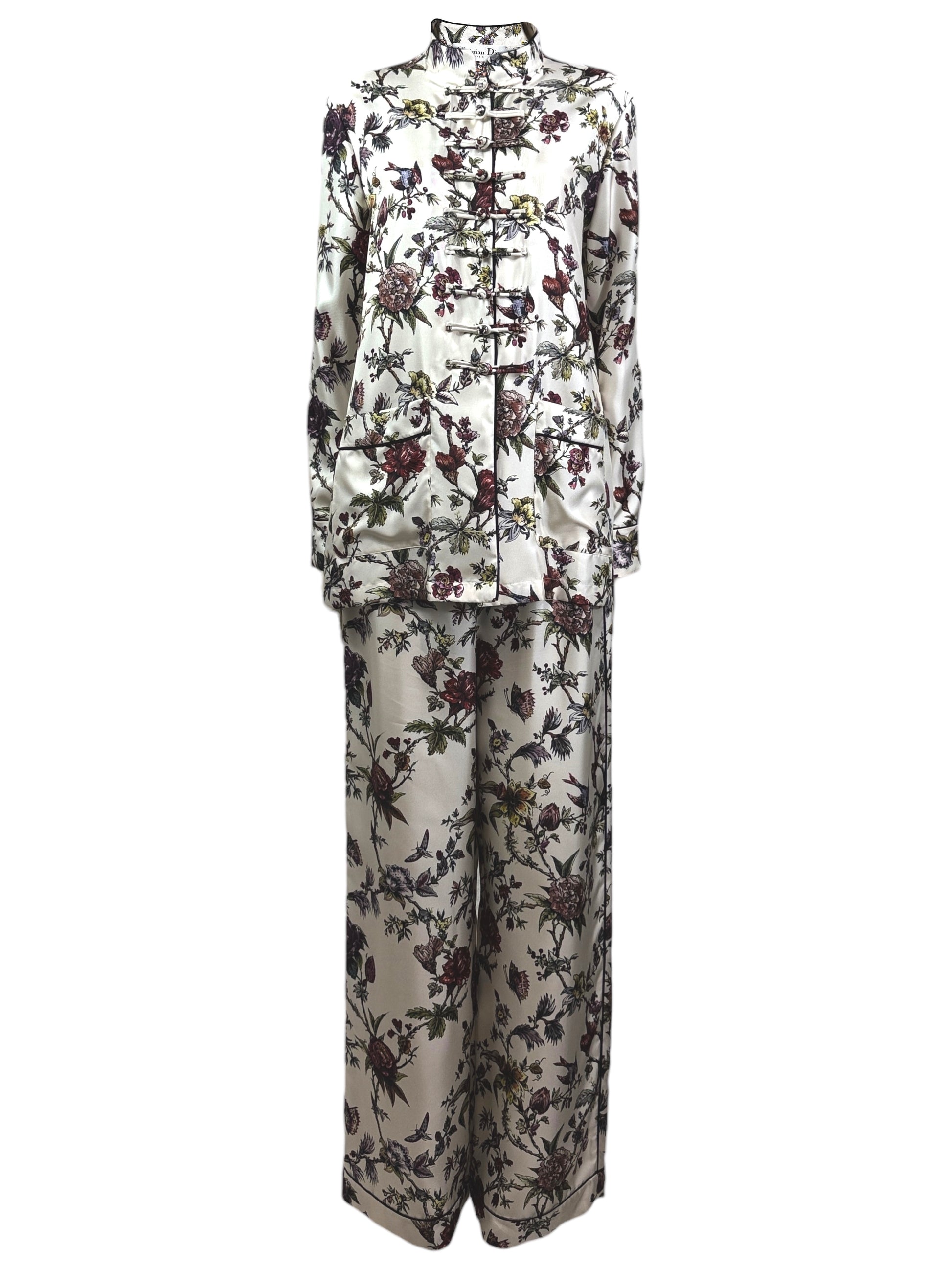 Christian Dior Maria Grazia Chiuri Prefall 2023 Cheongsam silk pyjama