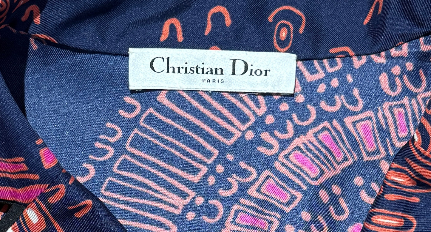 Christian Dior Maria Grazia Chiuri Resort 2020 Marrakech silk shirt