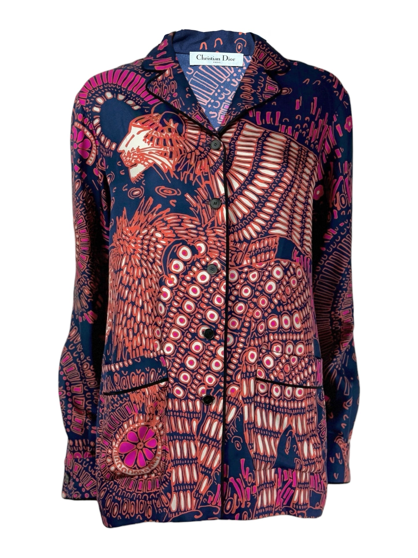 Christian Dior Maria Grazia Chiuri Resort 2020 Marrakech silk shirt