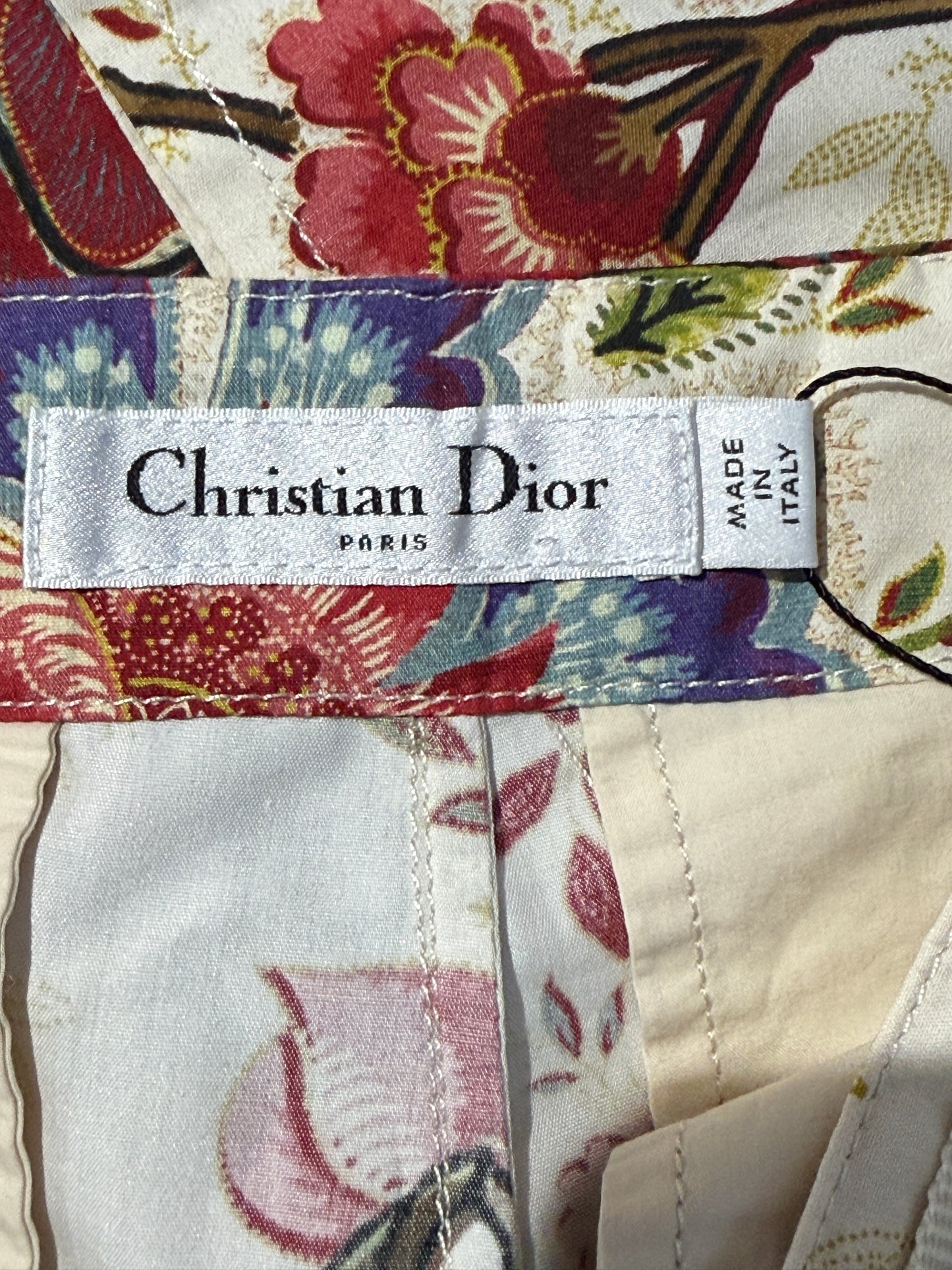 Christian Dior Maria Grazia Chiuri Resort 2023 Look 68 Cargo floral printed pant