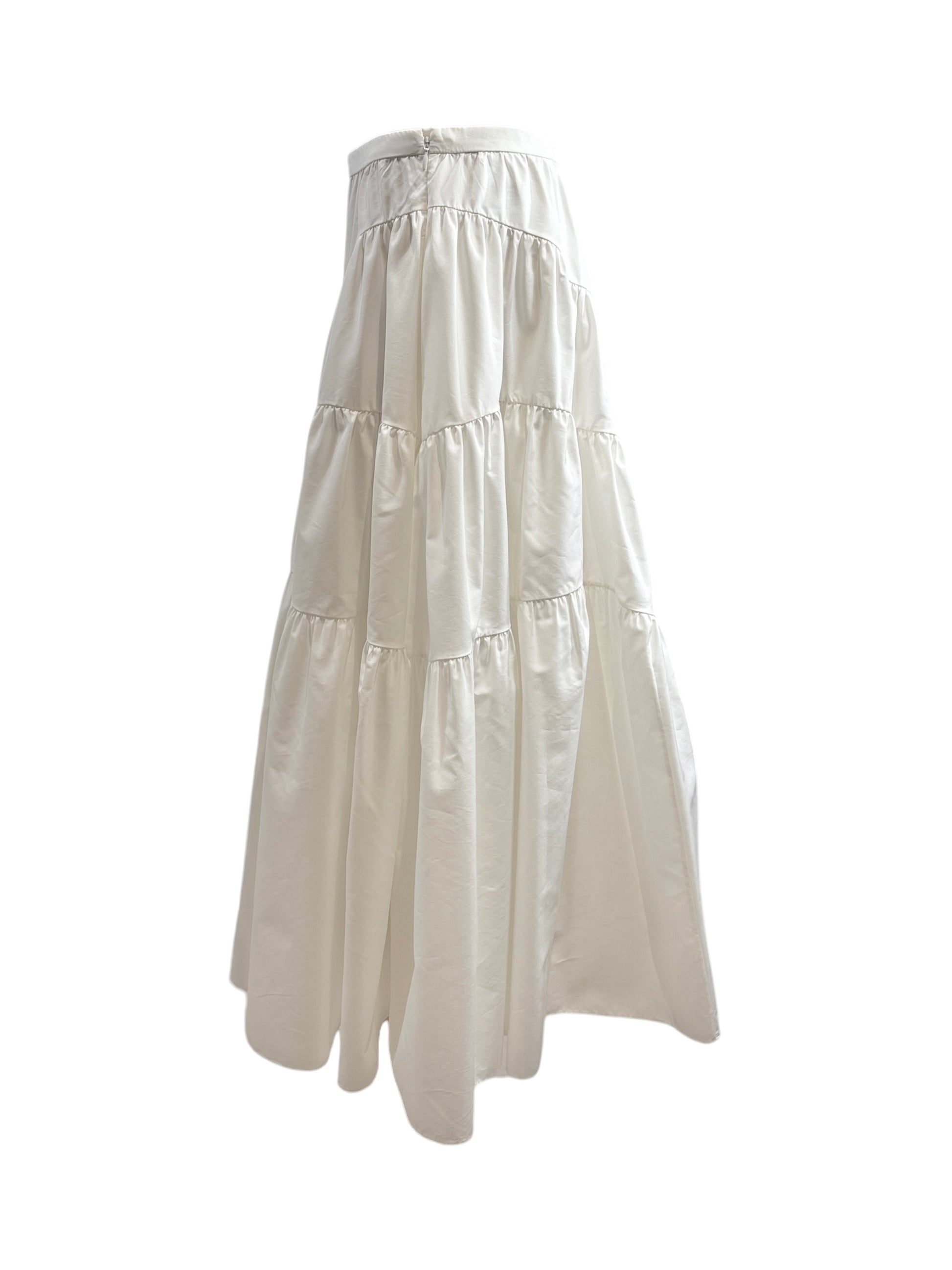 Christian Dior Maria Grazia Chiuri Resort 2024 White cotton ruffled skirt