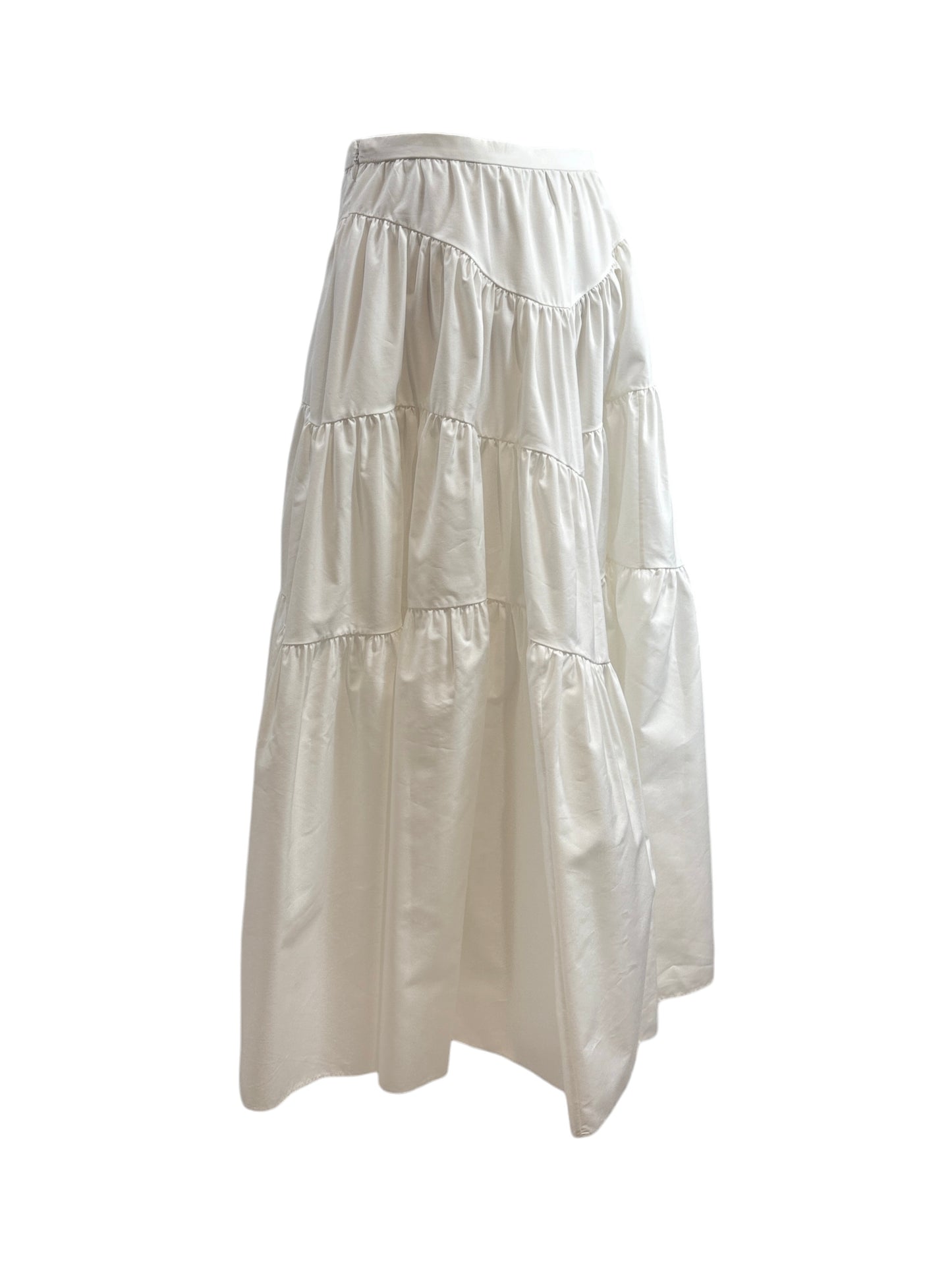 Christian Dior Maria Grazia Chiuri Resort 2024 White cotton ruffled skirt