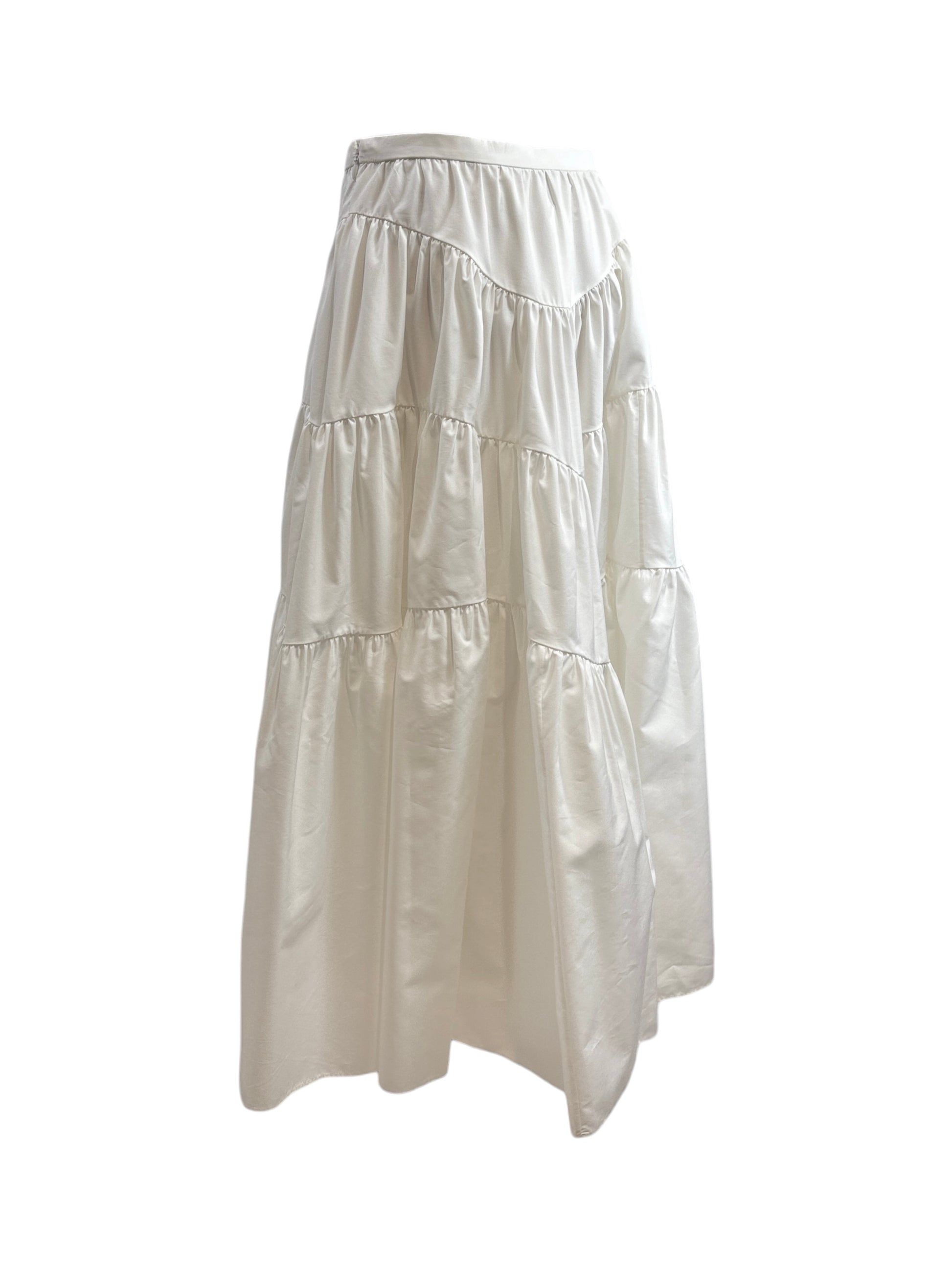 Christian Dior Maria Grazia Chiuri Resort 2024 White cotton ruffled skirt