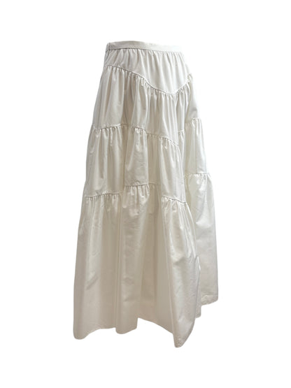 Christian Dior Maria Grazia Chiuri Resort 2024 White cotton ruffled skirt