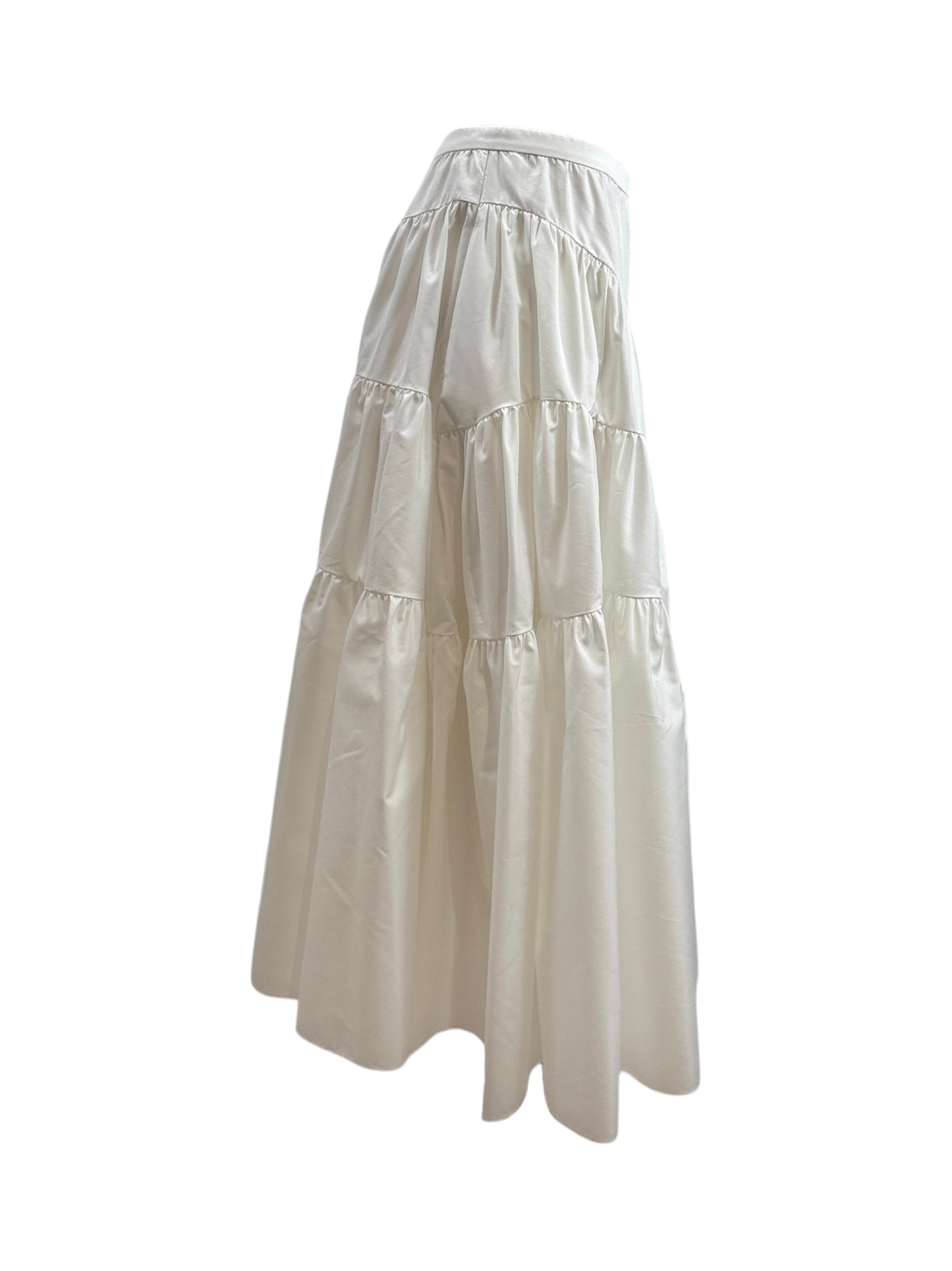 Christian Dior Maria Grazia Chiuri Resort 2024 White cotton ruffled skirt