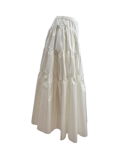 Christian Dior Maria Grazia Chiuri Resort 2024 White cotton ruffled skirt