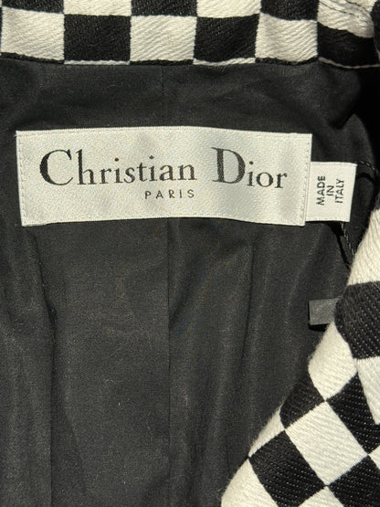 Christian Dior Maria Grazia Chiuri Spring 2018 Bar checked jacket
