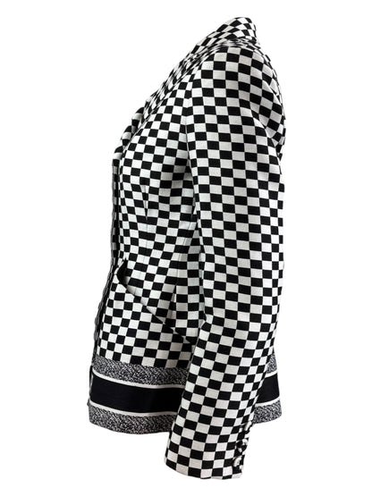 Christian Dior Maria Grazia Chiuri Spring 2018 Bar checked jacket