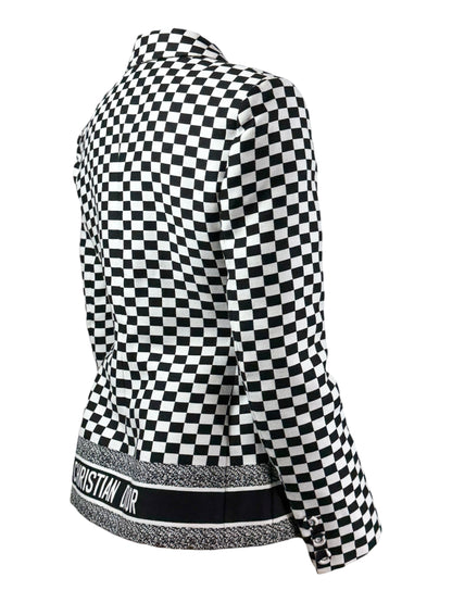Christian Dior Maria Grazia Chiuri Spring 2018 Bar checked jacket