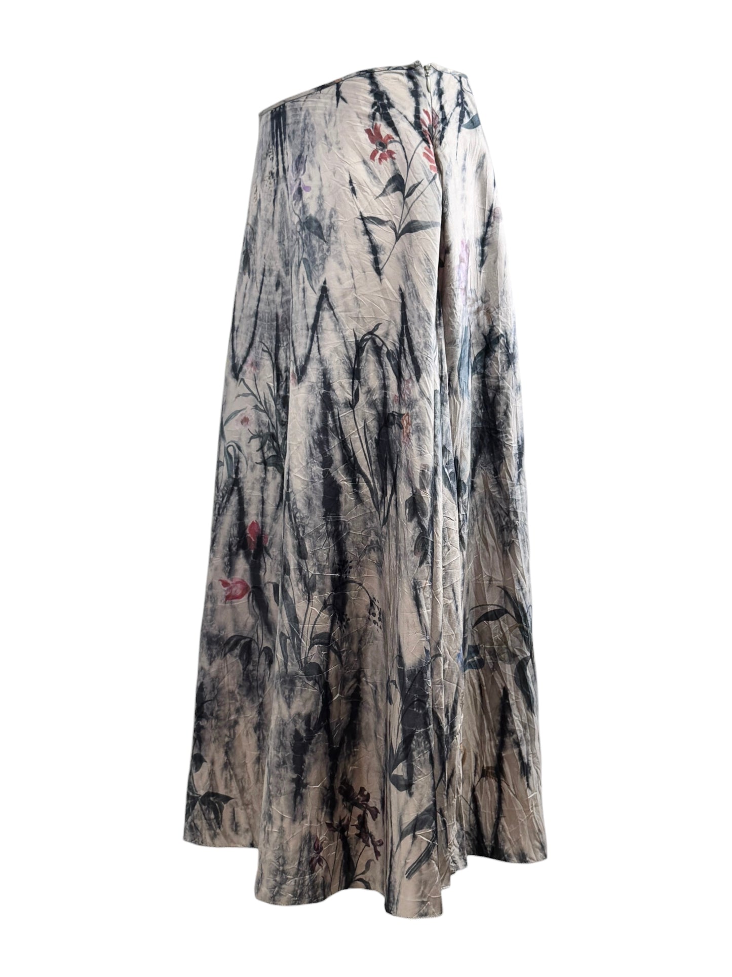 Christian Dior Maria Grazia Chiuri Spring 2019 Multicolored distressed skirt