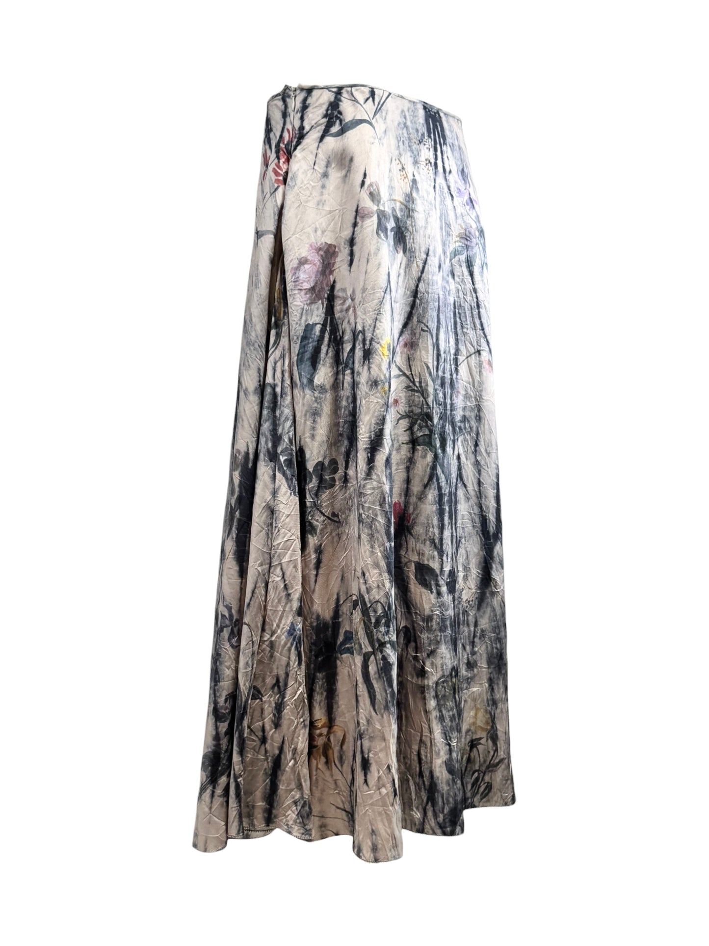 Christian Dior Maria Grazia Chiuri Spring 2019 Multicolored distressed skirt