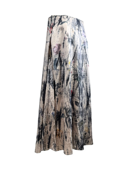 Christian Dior Maria Grazia Chiuri Spring 2019 Multicolored distressed skirt