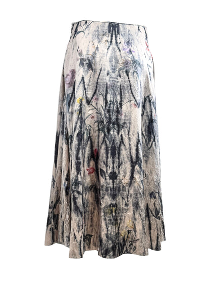 Christian Dior Maria Grazia Chiuri Spring 2019 Multicolored distressed skirt