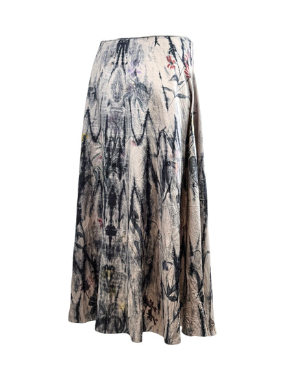 Christian Dior Maria Grazia Chiuri Spring 2019 Multicolored distressed skirt