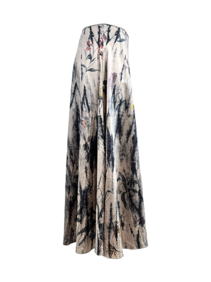 Christian Dior Maria Grazia Chiuri Spring 2019 Multicolored distressed skirt