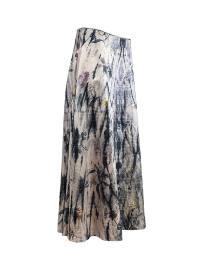 Christian Dior Maria Grazia Chiuri Spring 2019 Multicolored distressed skirt