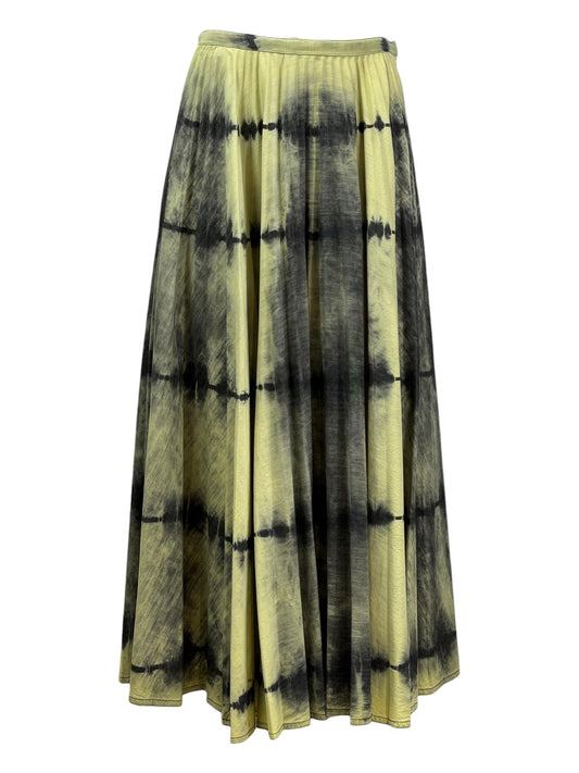 Christian Dior Maria Grazia Chiuri Spring 2020 Look 78 tye die skirt